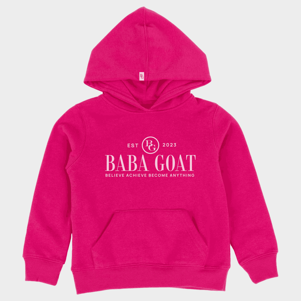 Toddler wearing premium BABA GOAT kids streetwear apparel