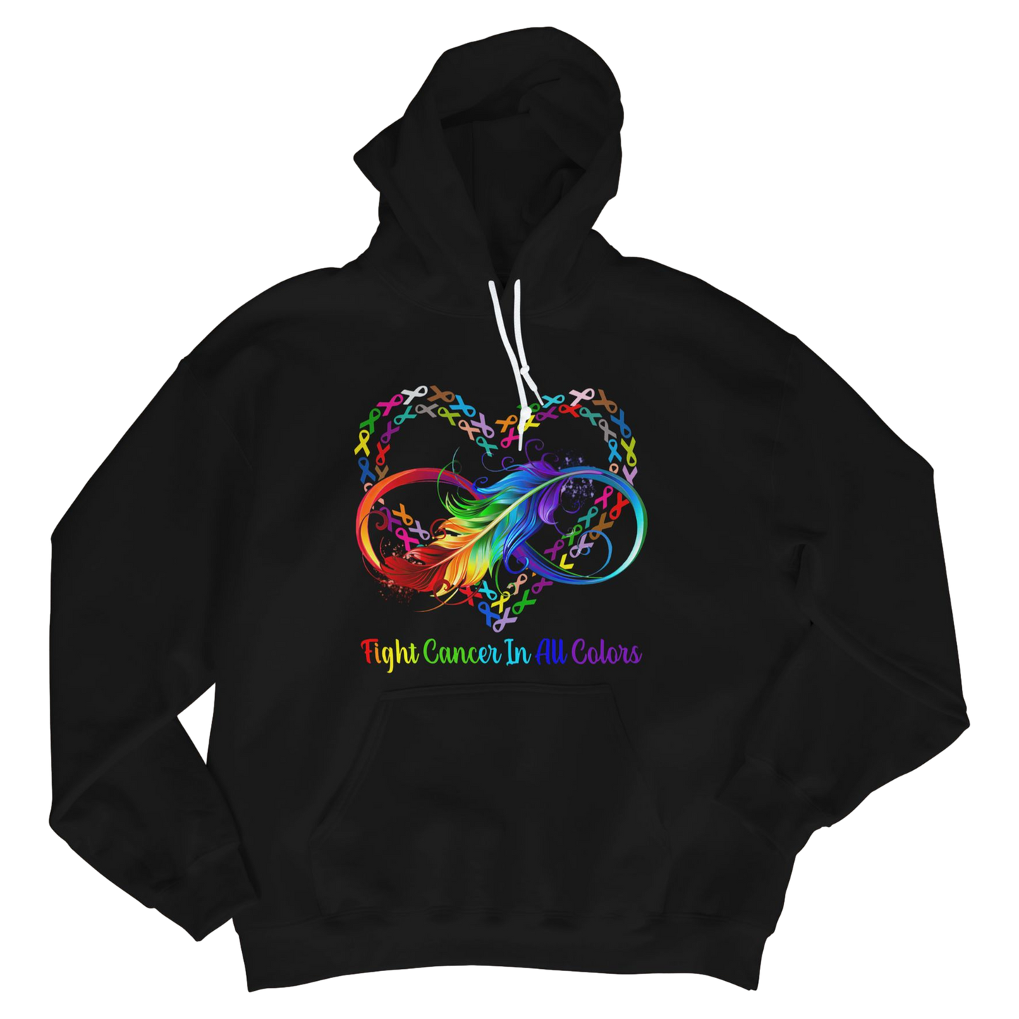 Cancer Awareness All Colors Hoodie