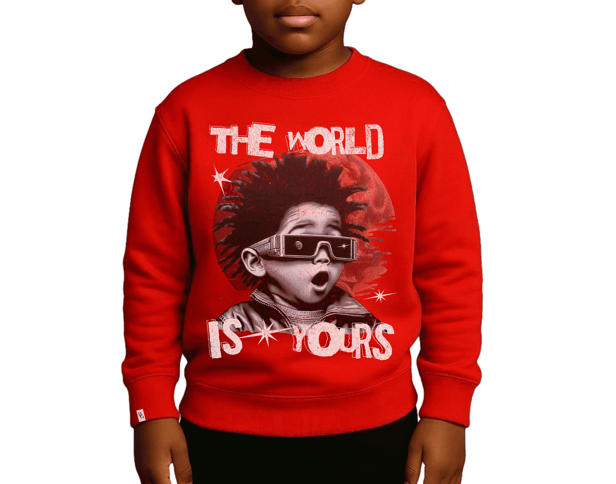 The World is Yours Sweatshirt - BABA GOAT LTD