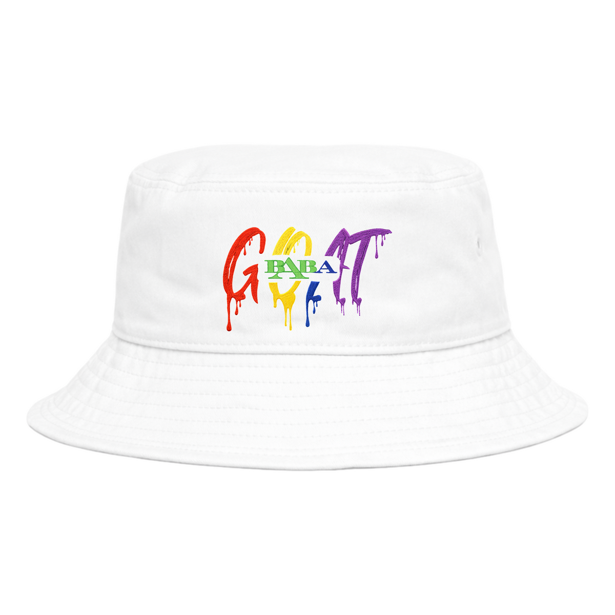 BABA GOAT Embroidered Bucket Hat | Unisex Streetwear Hat