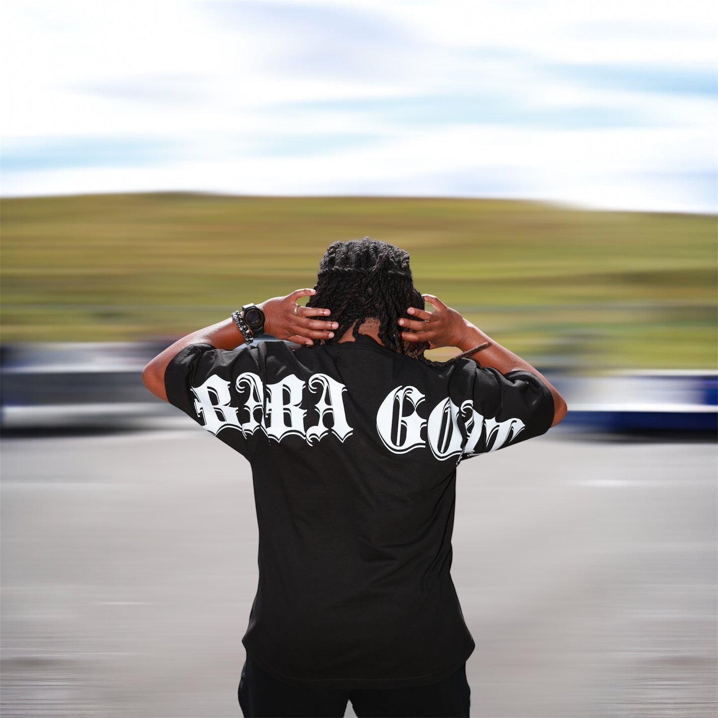 "CURVED SHOULDER" OVERSIZED T-Shirt