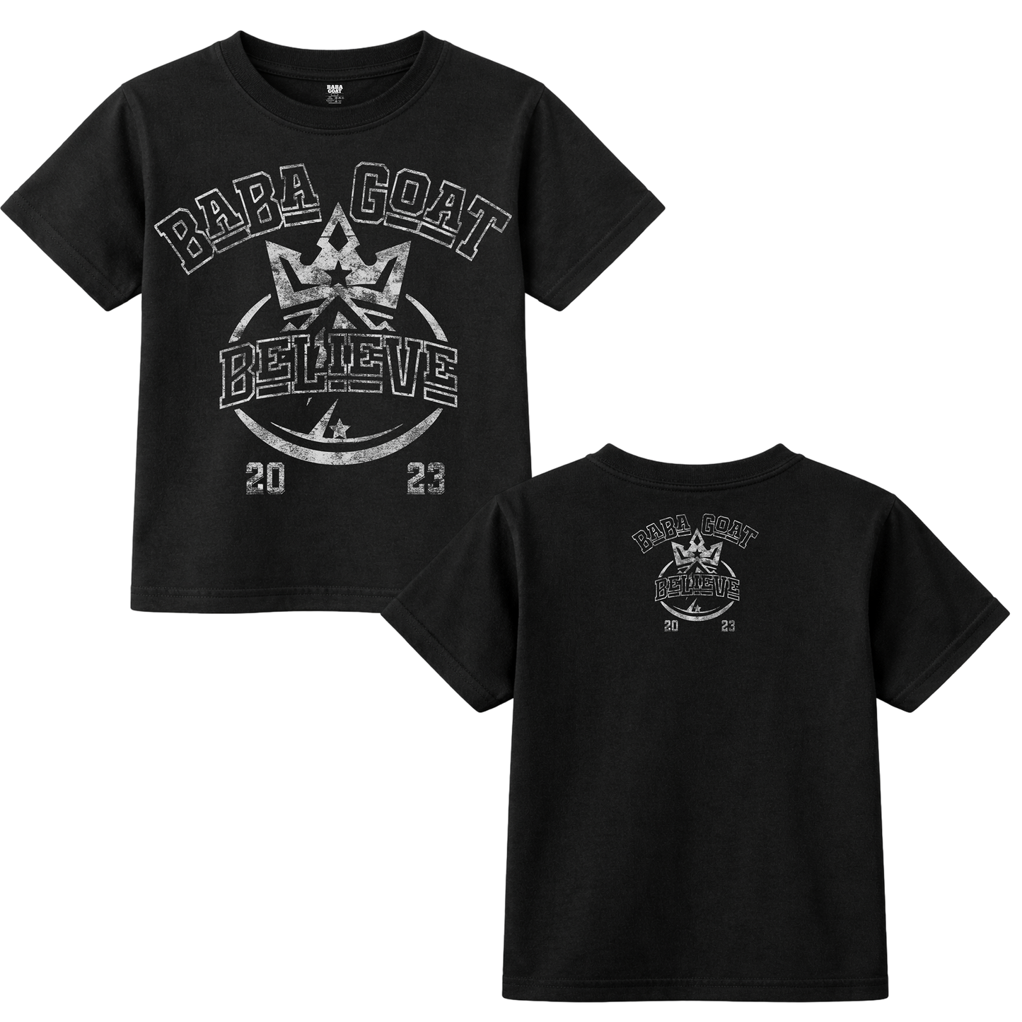 BABA GOAT “Future GOAT – Believe” Vintage Youth Heavyweight Tee