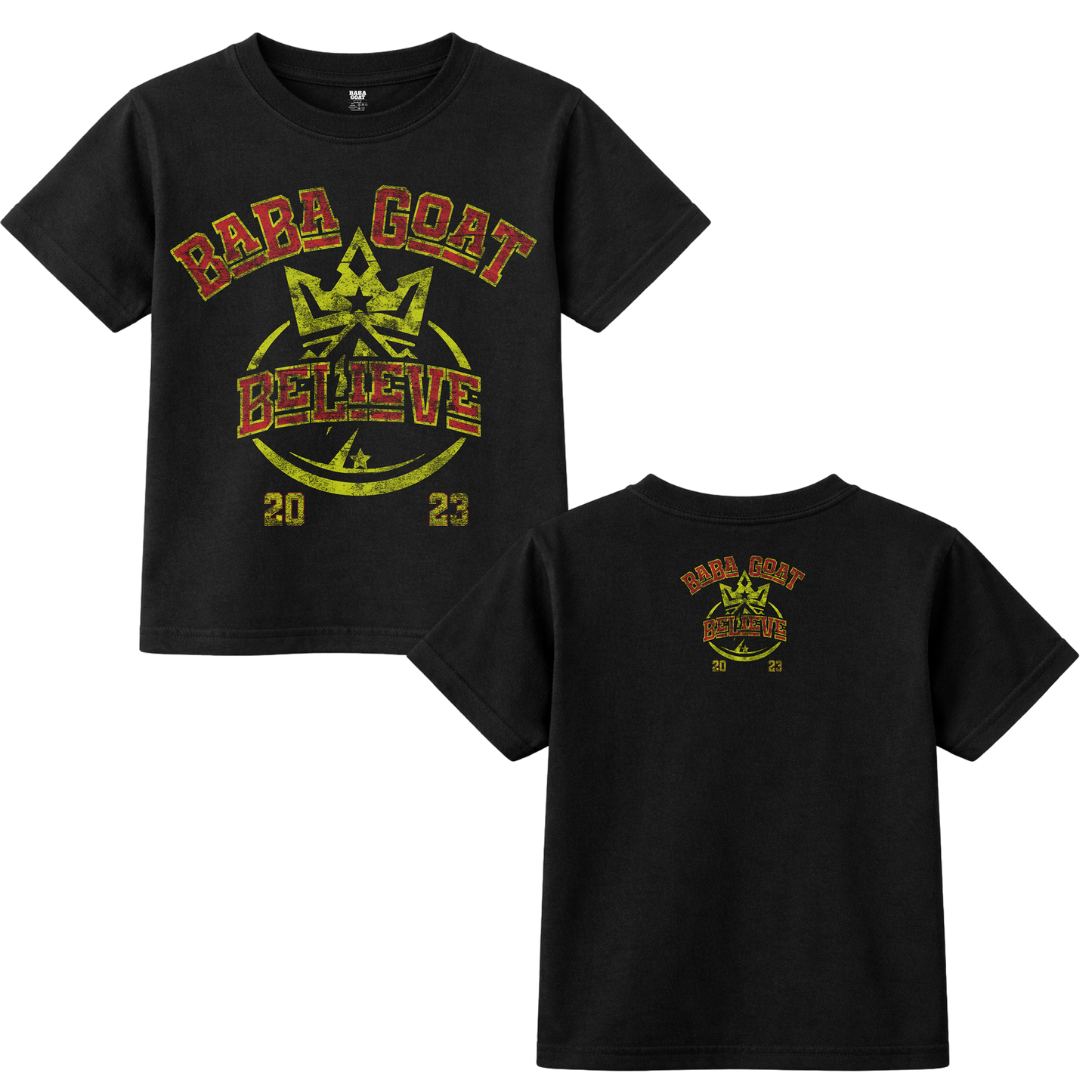 BABA GOAT “Future GOAT – Believe” Vintage Youth Heavyweight Tee