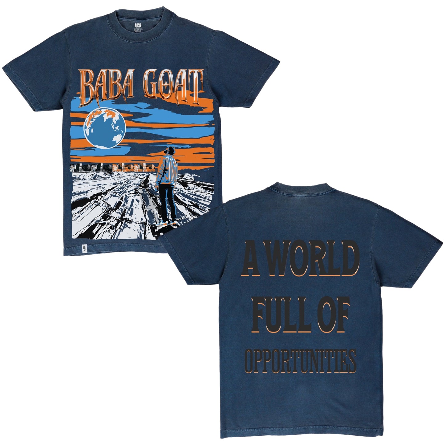 M Full of Opportunities Streetwear T-Shirt | Heavyweight Premium Graphic Tee | BABA GOAT