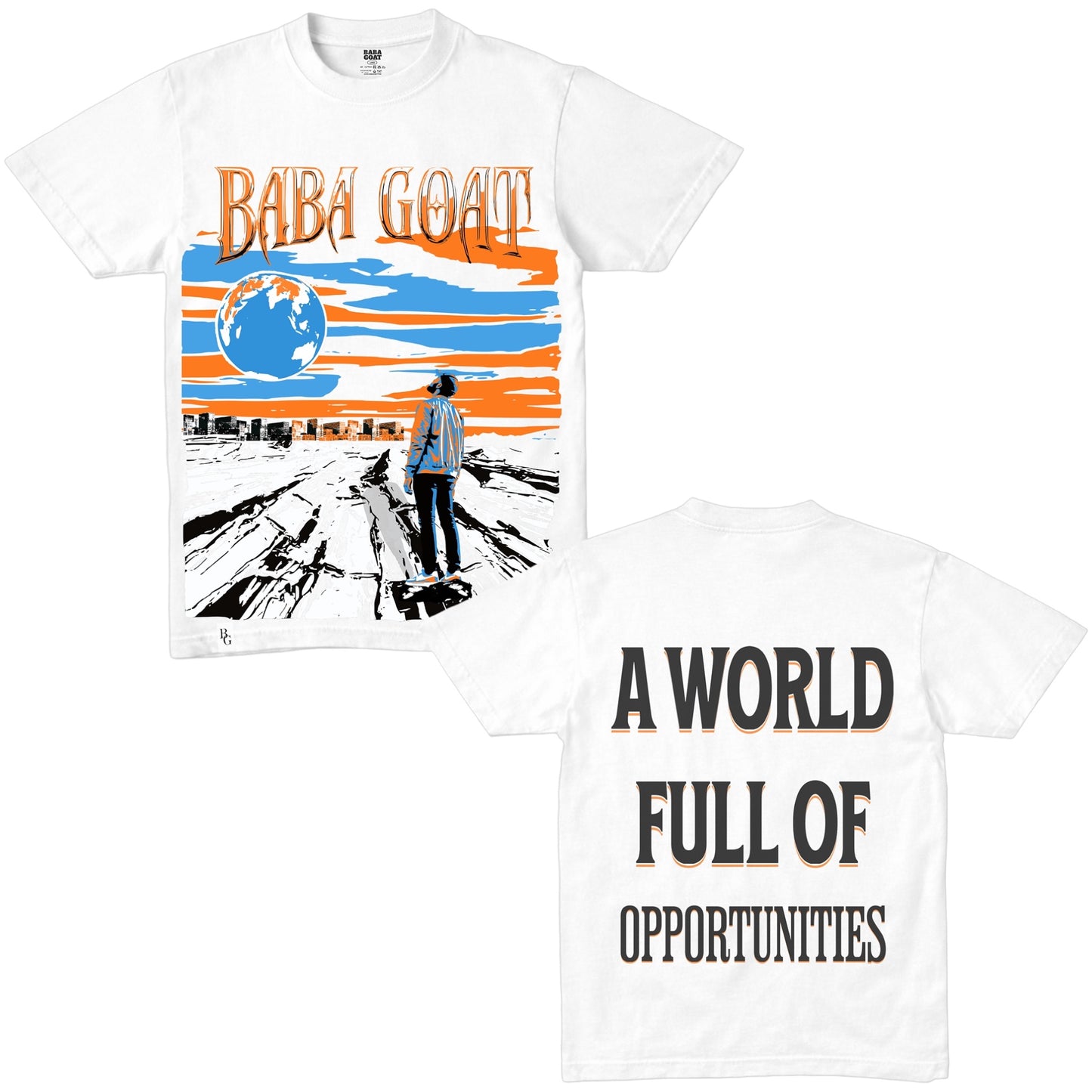 M Full of Opportunities Streetwear T-Shirt | Heavyweight Premium Graphic Tee | BABA GOAT