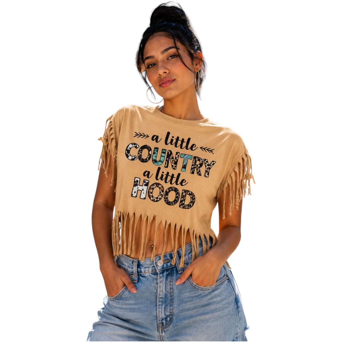 Country Mood Fringe Tank
