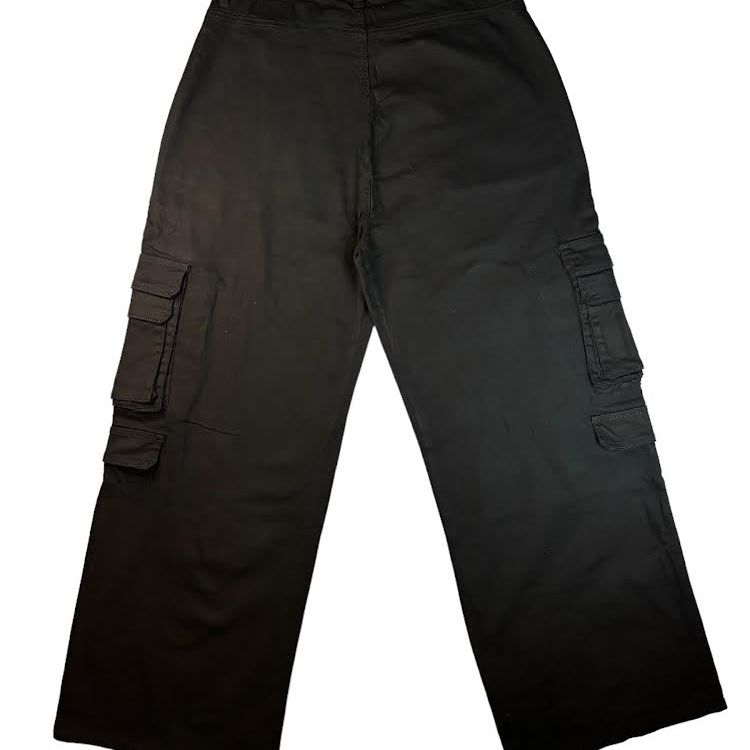 Plus Size Wide Leg Cargo Pants