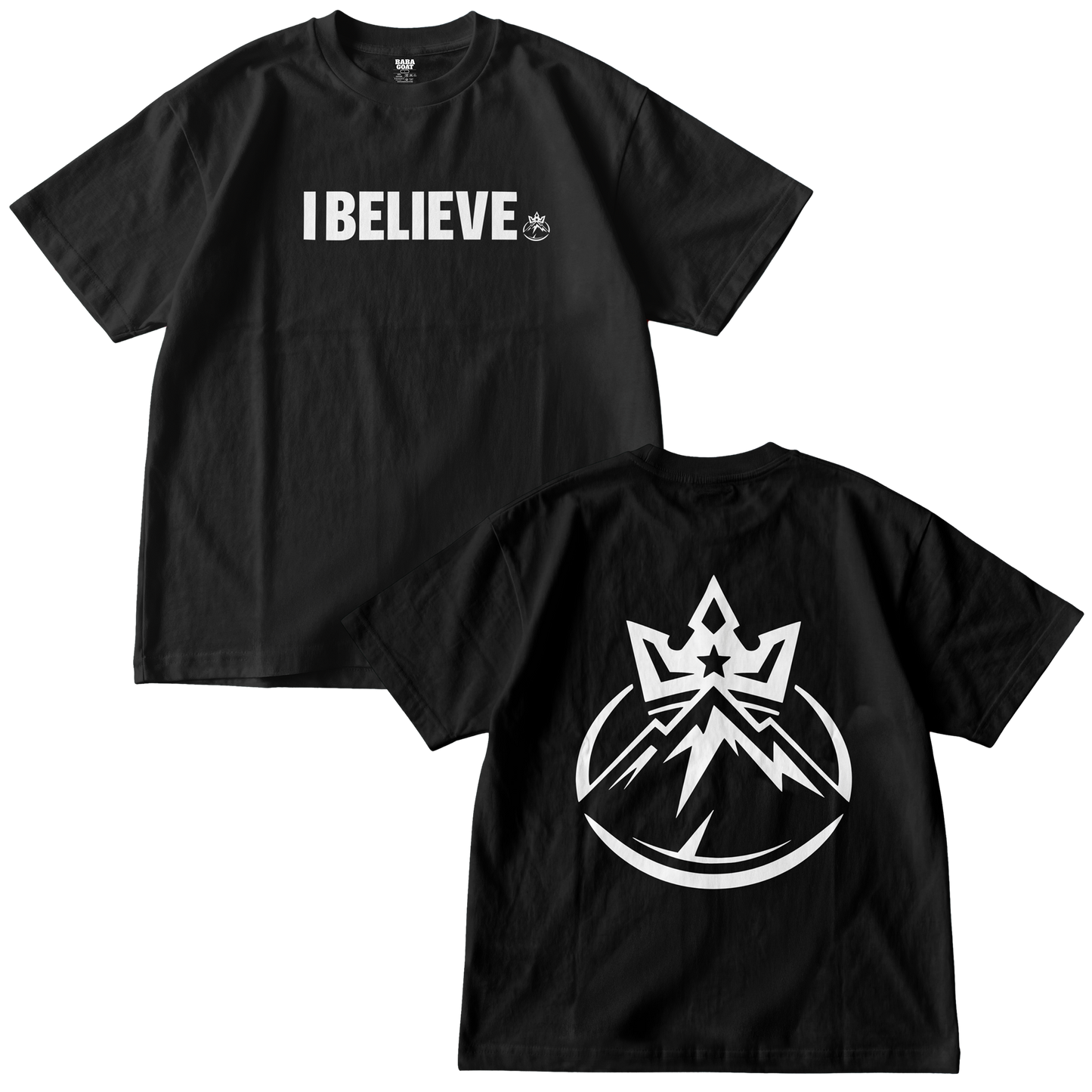 I BELIEVE STREETWEAR Logo Graphic T-Shirt