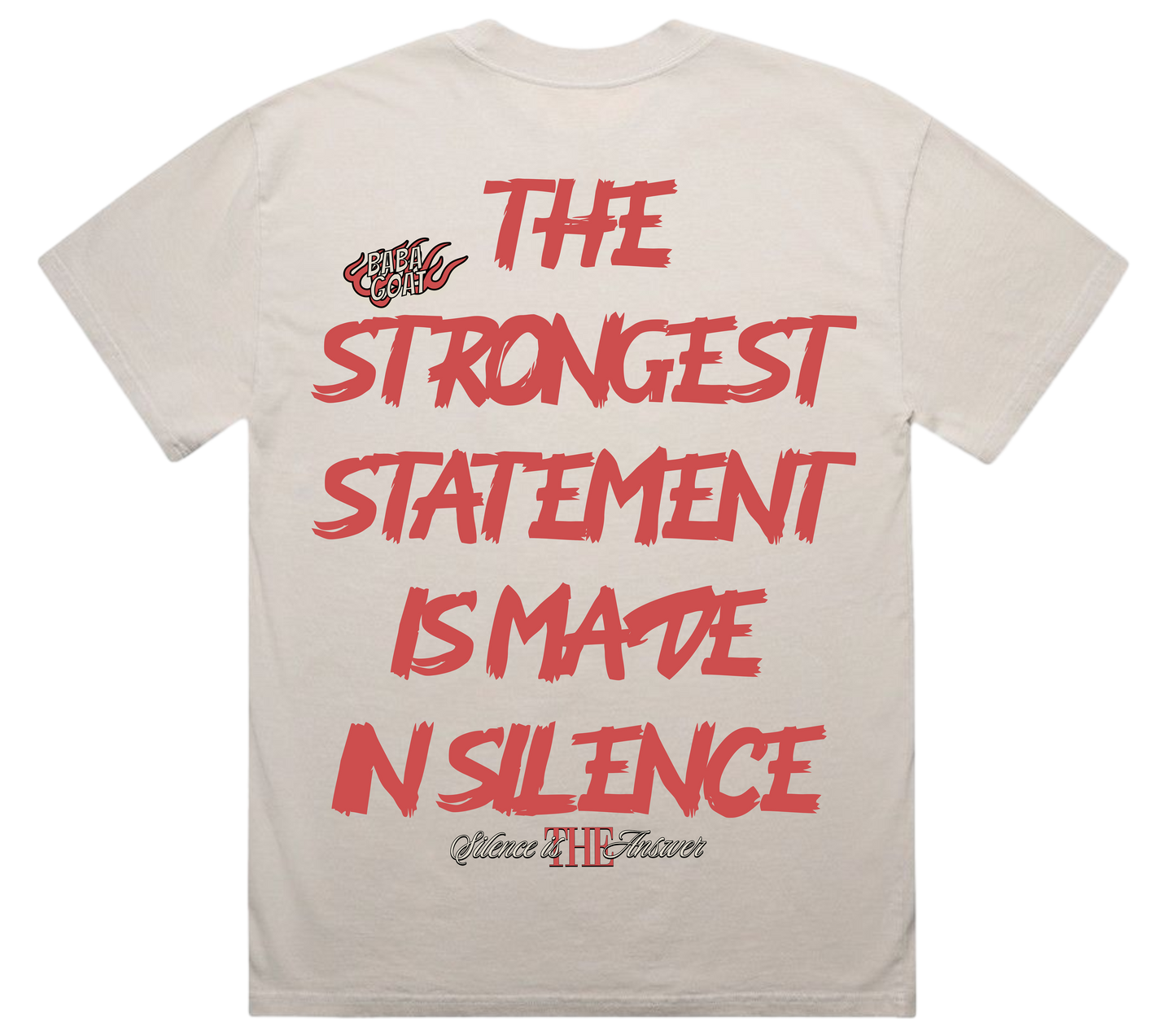 "Silence"  Heavyweight T-Shirt
