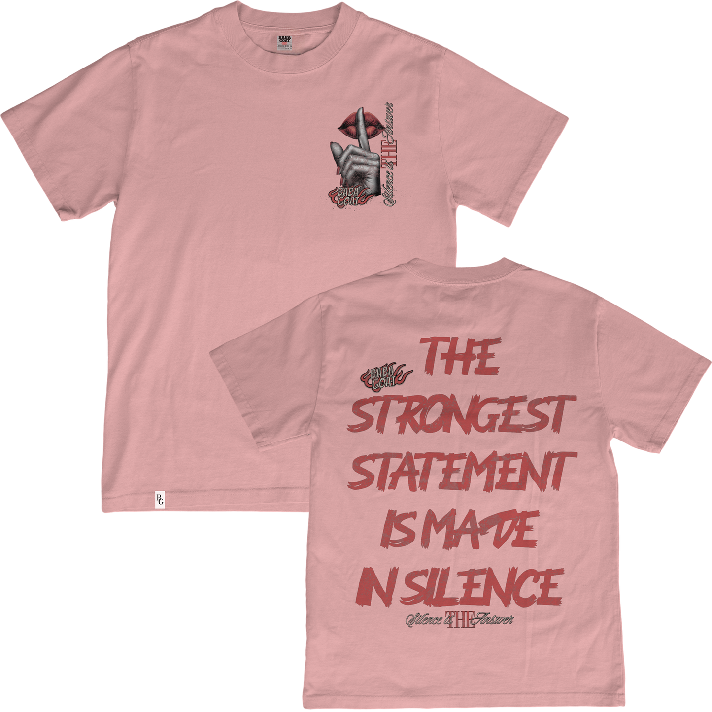 "Silence" T-Shirt - BABA GOAT LTD