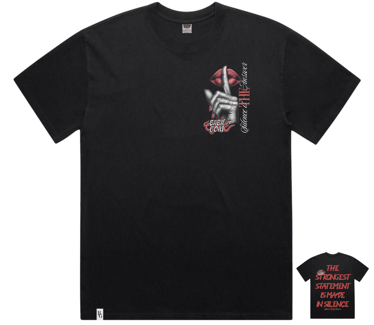 "Silence"  Heavyweight T-Shirt