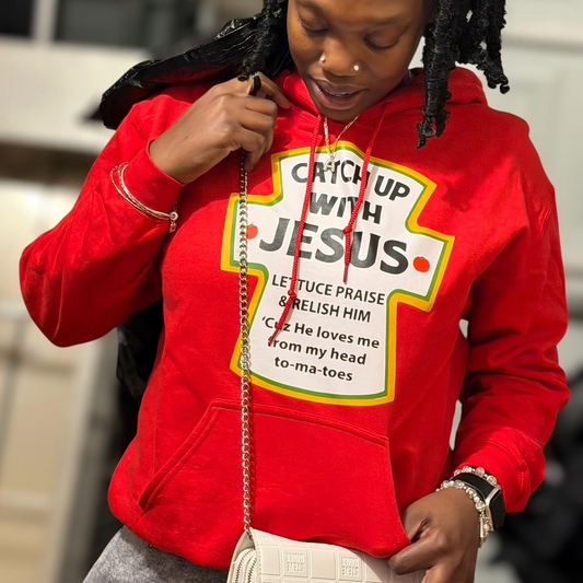 Catchup with Jesus Christian Streetwear Hoodie