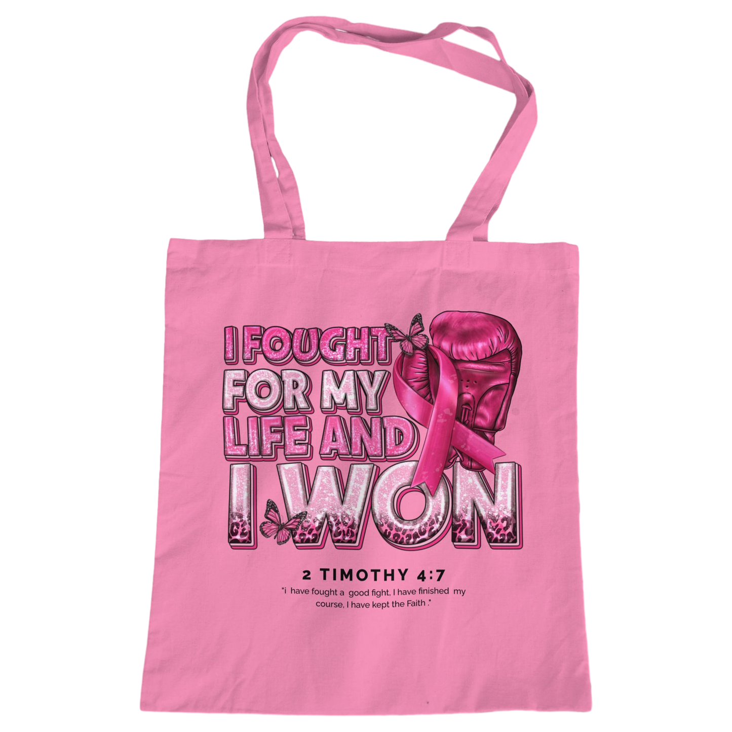Cancer Awareness Canvas Tote Bags