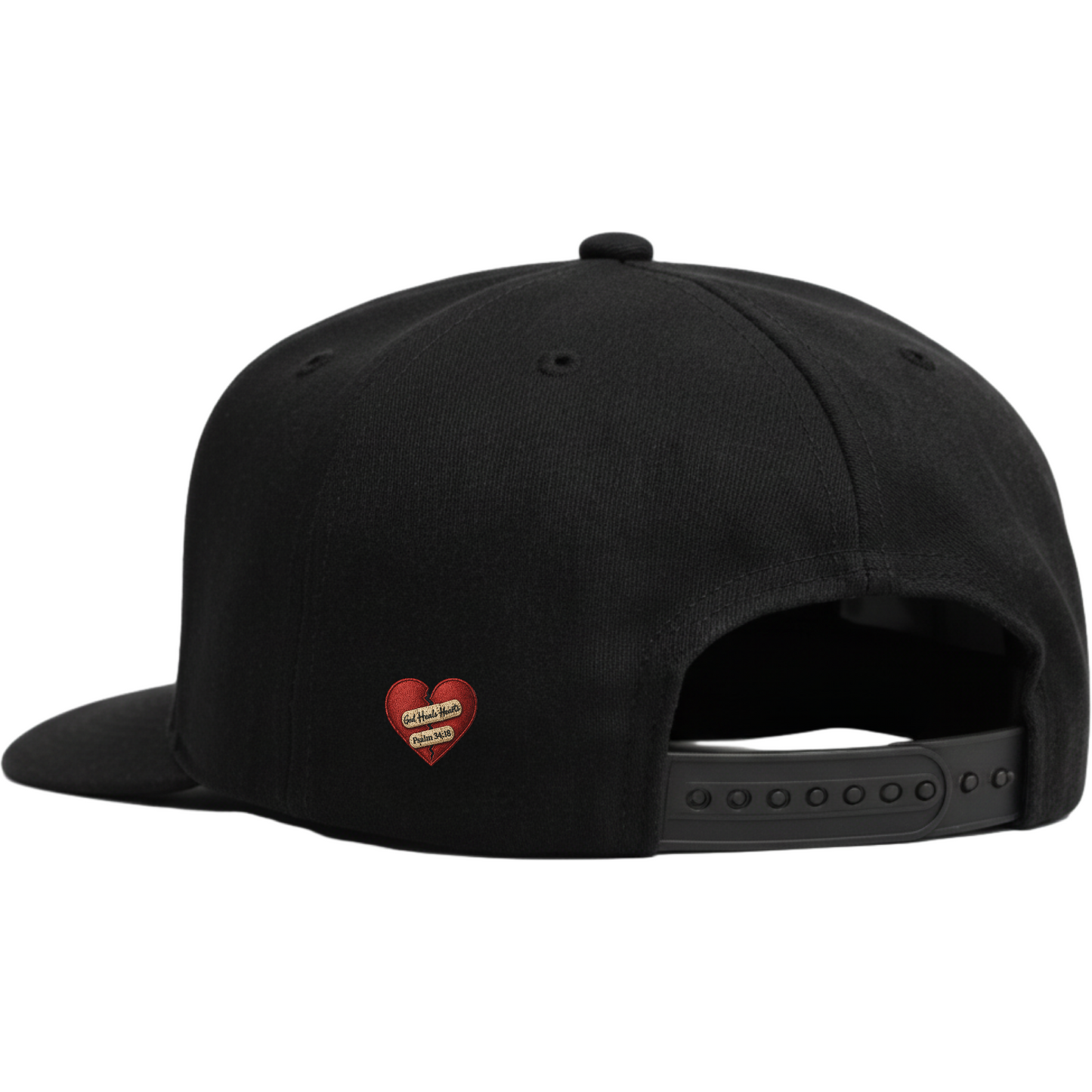 UNBROKEN Snapback Hat – Embroidered Streetwear Cap w/ Heart Pin | BABA GOAT