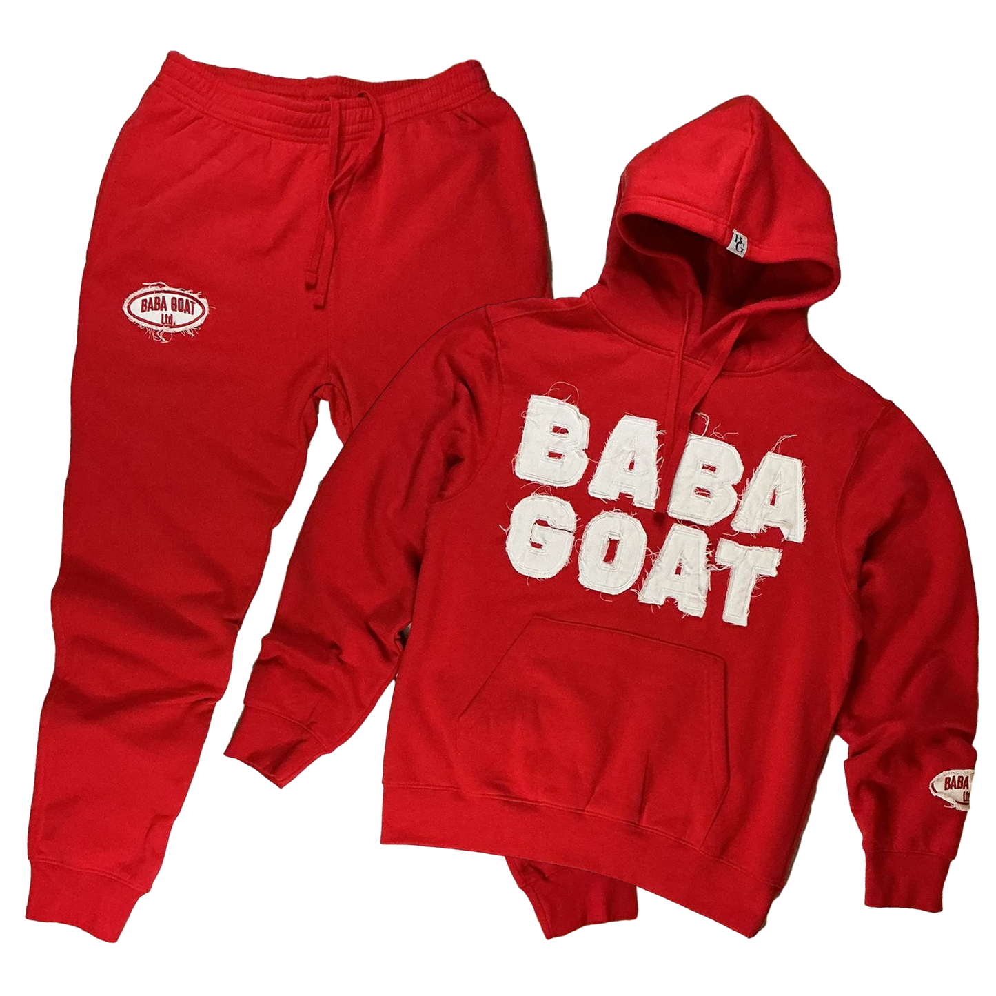 BABA GOAT Distressed Heavyweight Sweatsuit
