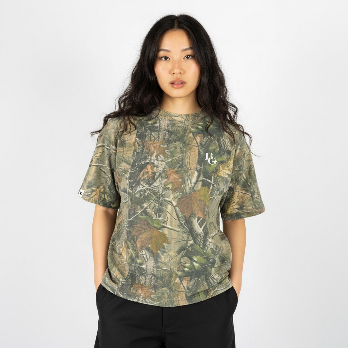 Boxy Heavyweight Oversized Camo Tee