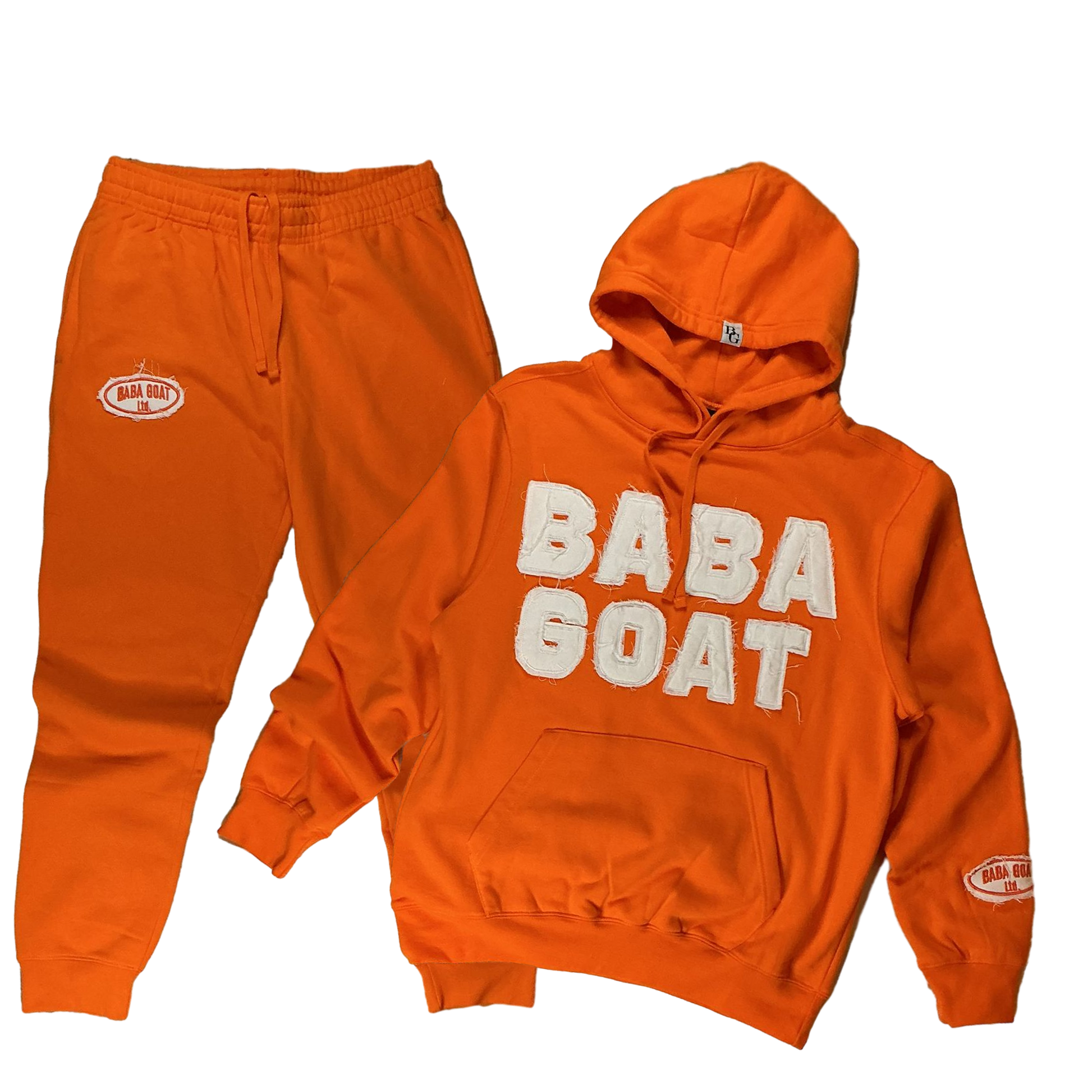 BABA GOAT Distressed Heavyweight Sweatsuit