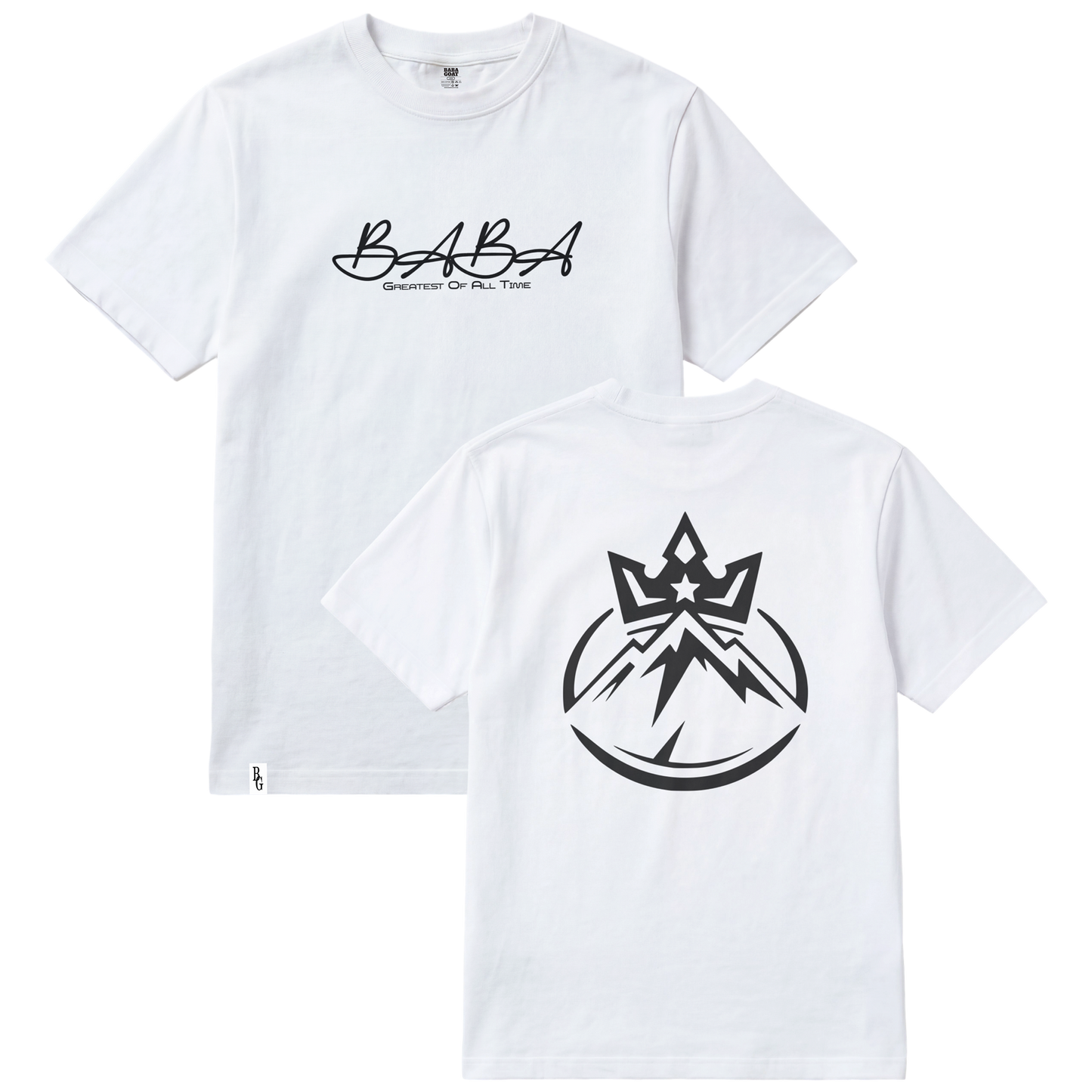 BABA GOAT Crown Emblem Tee