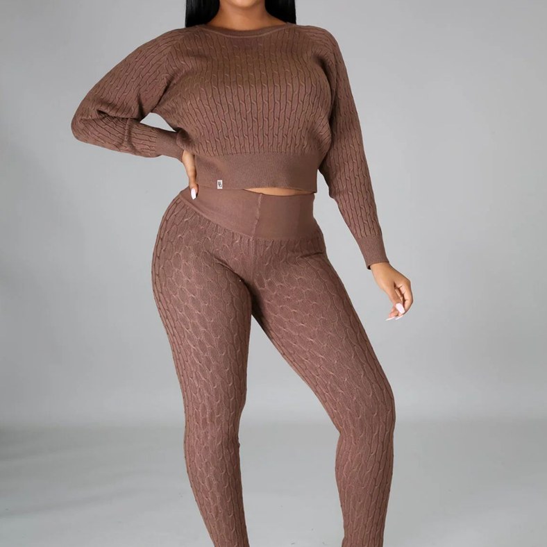 KNIT SWEATER & LEGGINGS SET