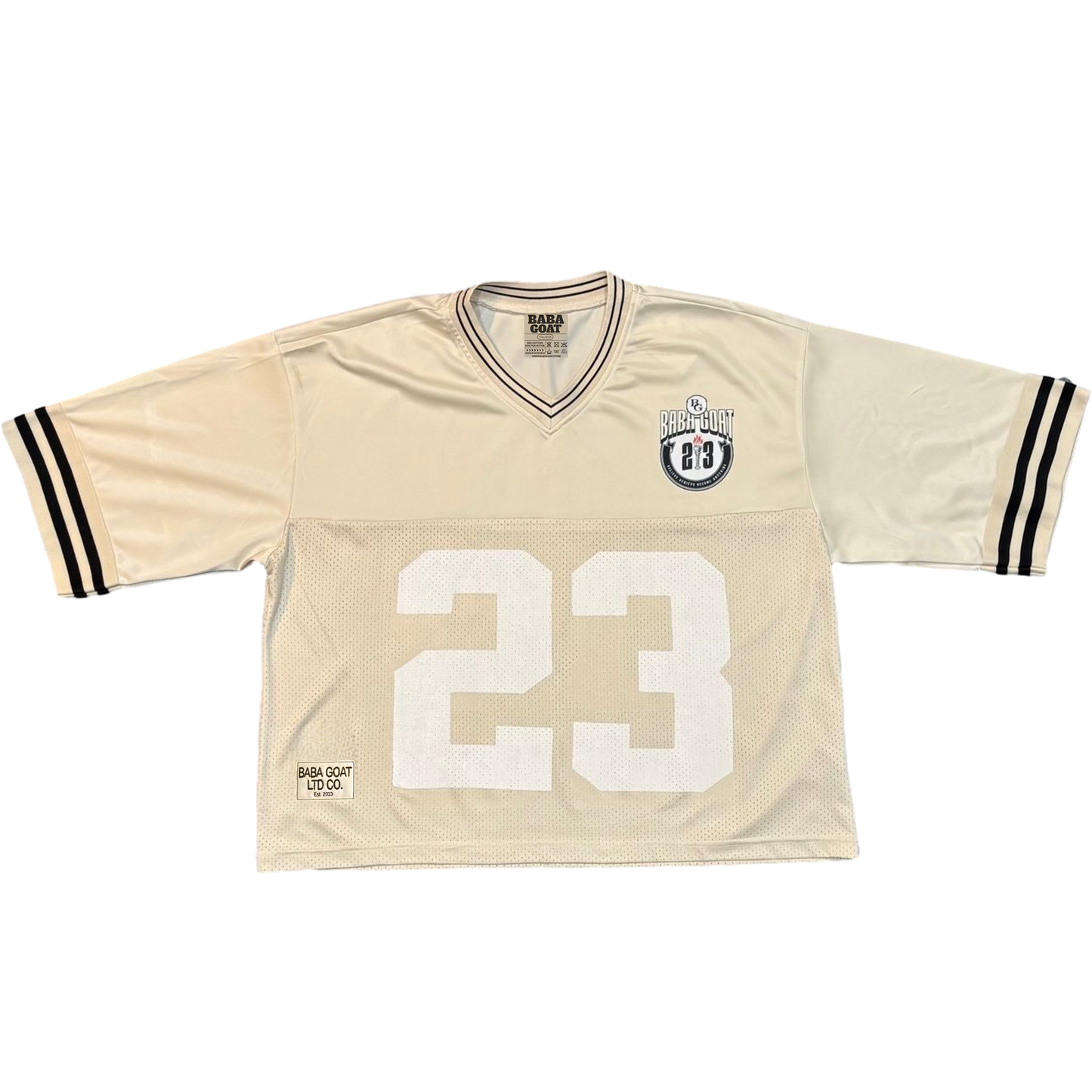 “23 Jersey” Cropped Oversized Jersey