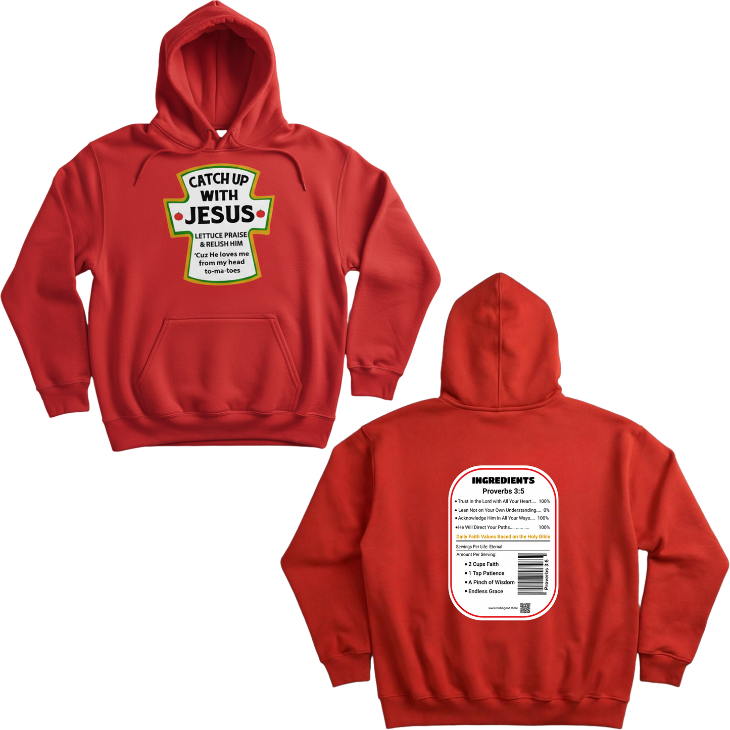 Catchup with Jesus Christian Streetwear Hoodie