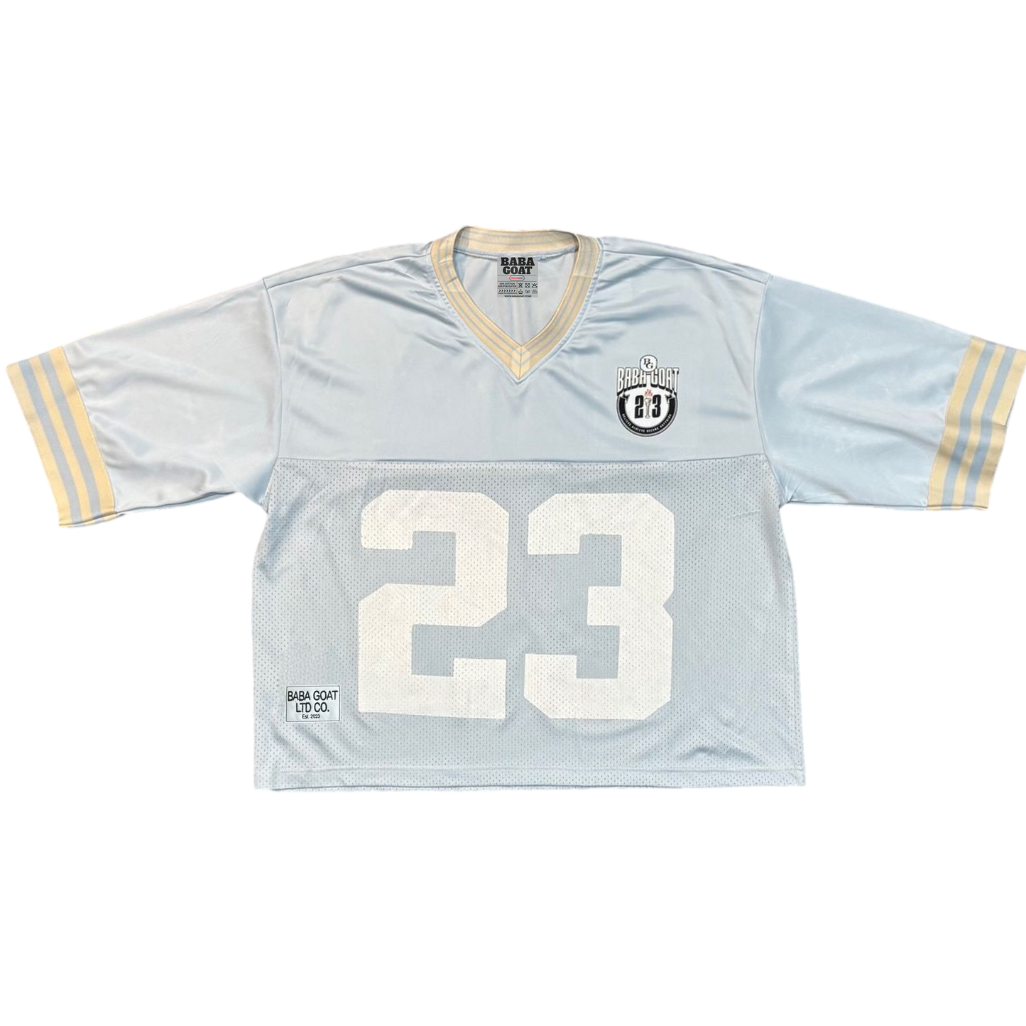 “23 Jersey” Cropped Oversized Jersey