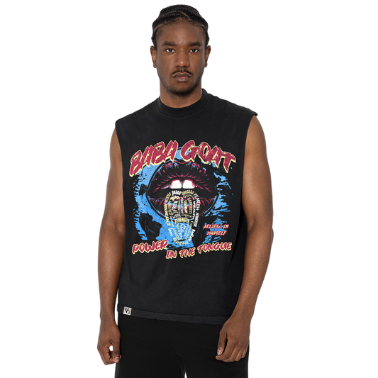 Power Graphic Tank Top for Urban Streetwear Style