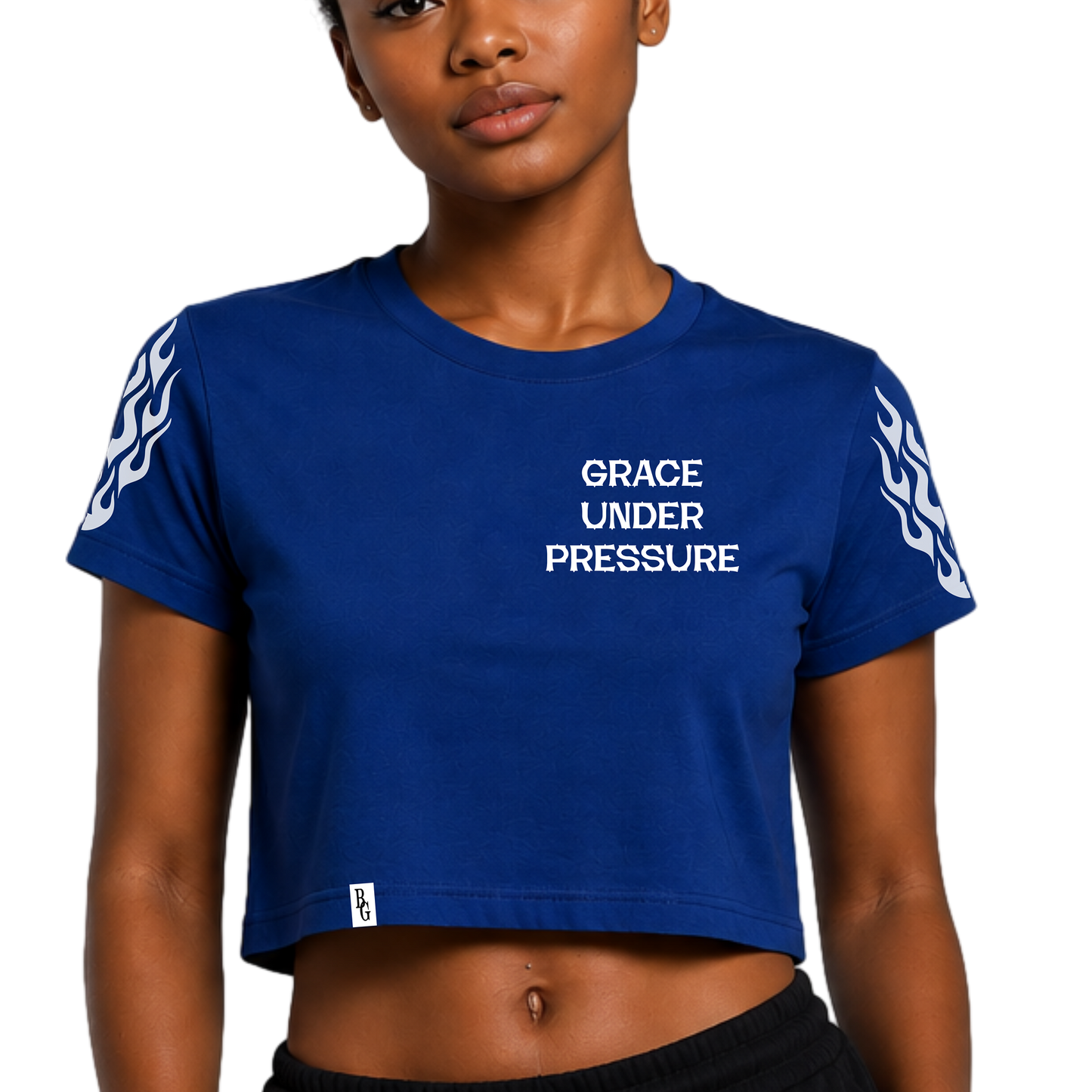 Grace Under Pressure Minimal Cropped Tee