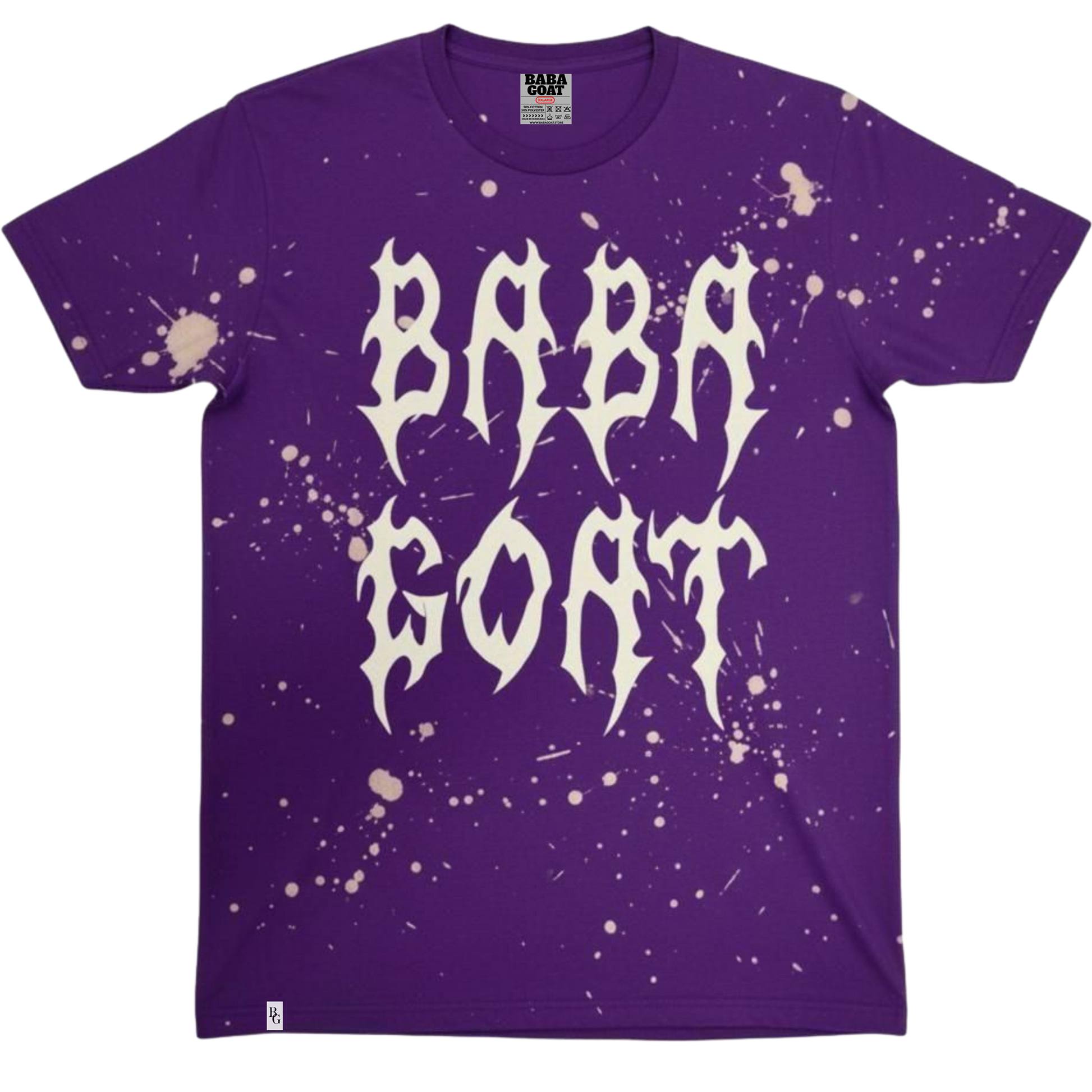 Exploratory Bleach Wash Streetwear T-Shirt