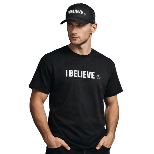 I BELIEVE Streetwear| Heavyweight T-Shirt – BABA GOAT