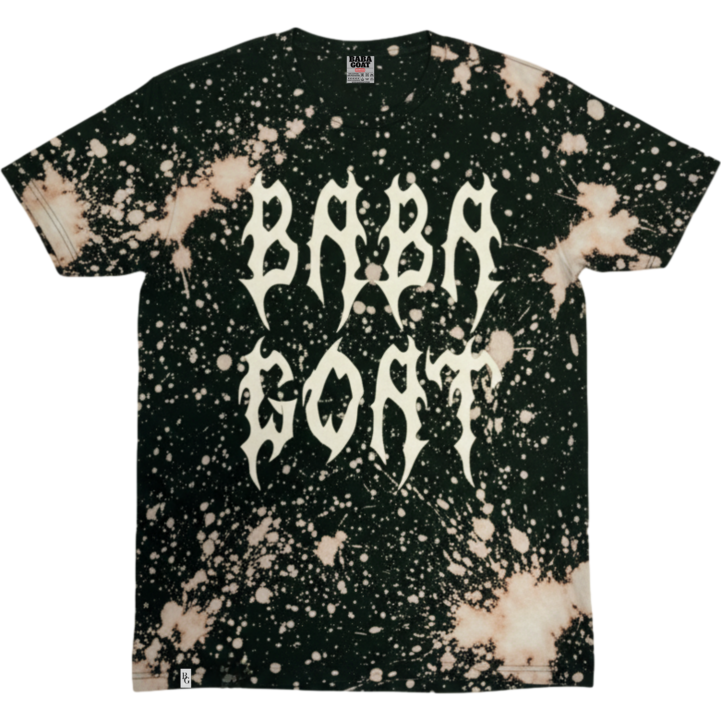 Exploratory Bleach Wash Streetwear T-Shirt
