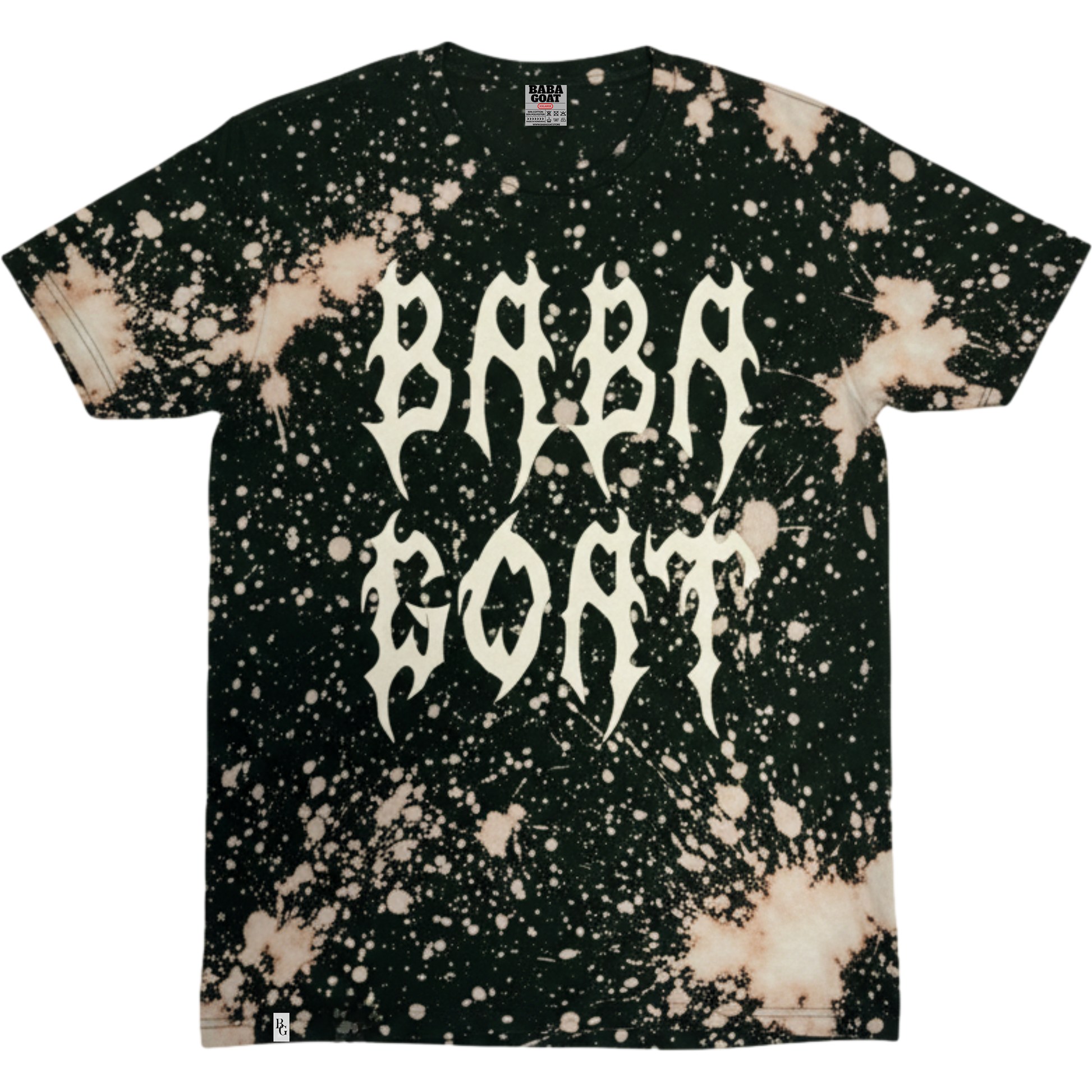 Exploratory Bleach Wash Streetwear T-Shirt