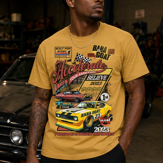 Accelerate Your Ambition Vintage Racing Tee