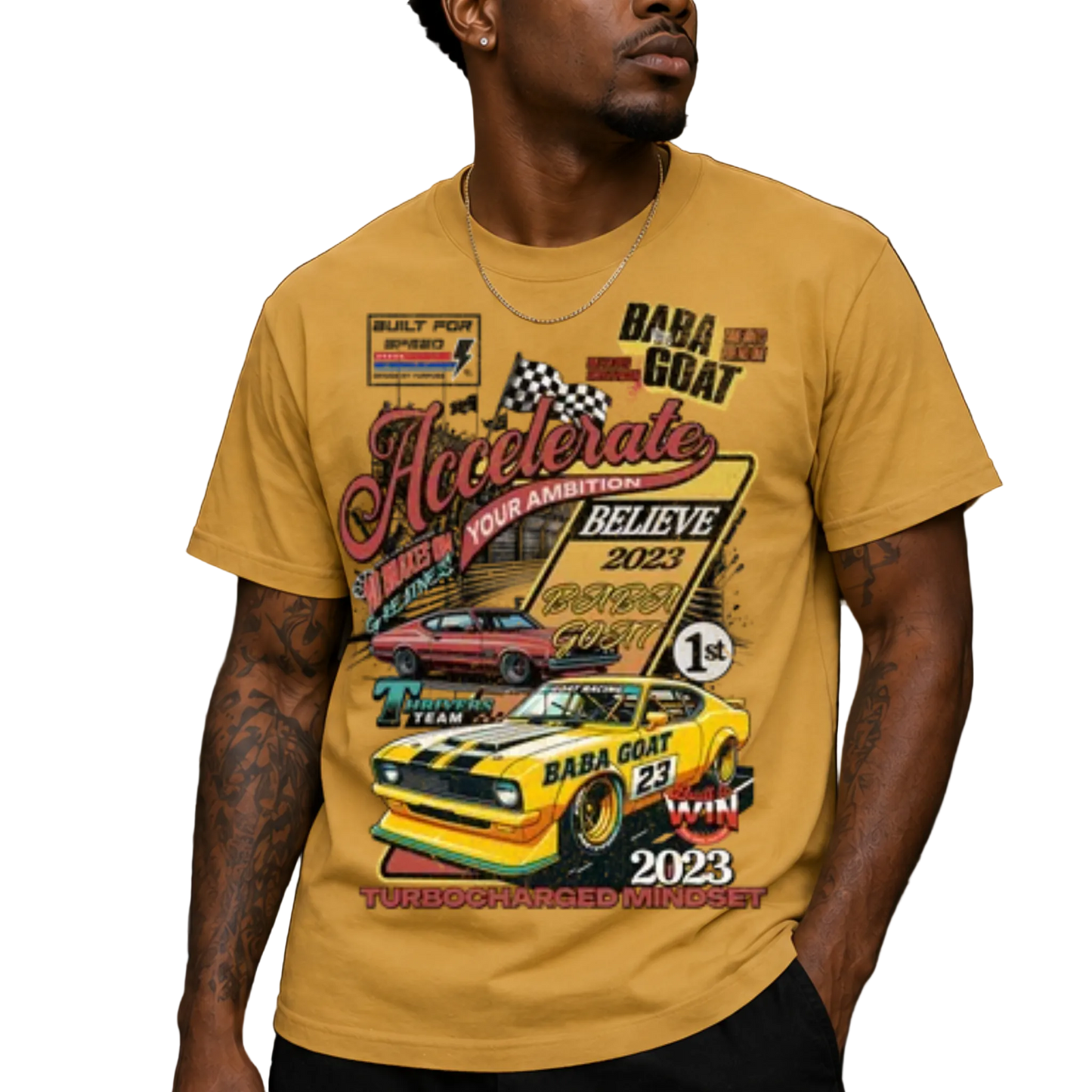 Accelerate Your Ambition Vintage Racing Tee