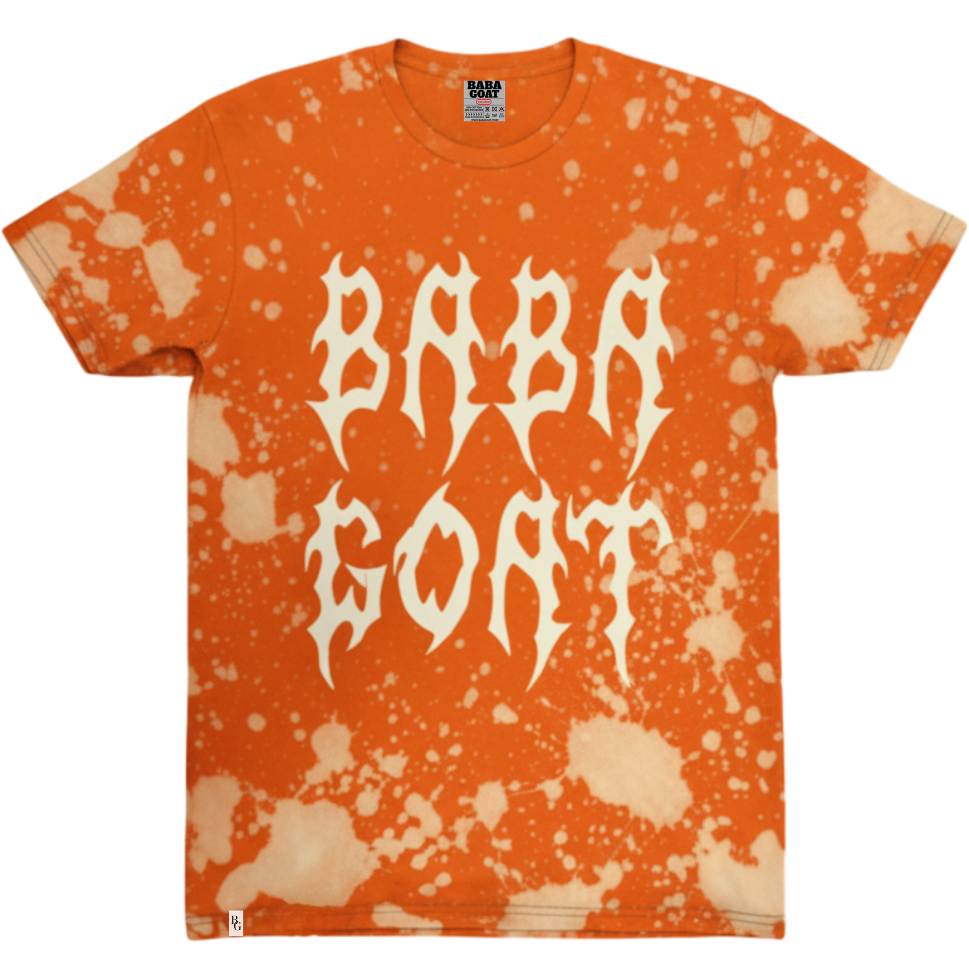 Exploratory Bleach Wash Streetwear T-Shirt