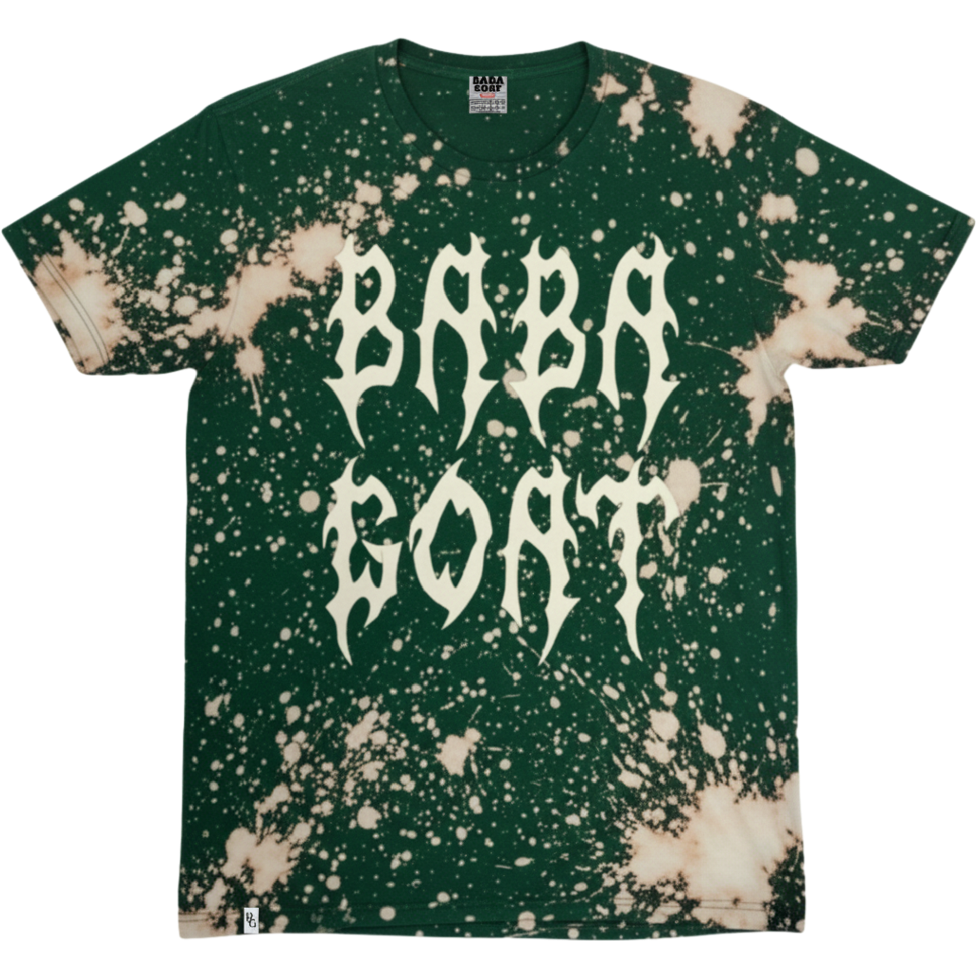 Exploratory Bleach Wash Streetwear T-Shirt