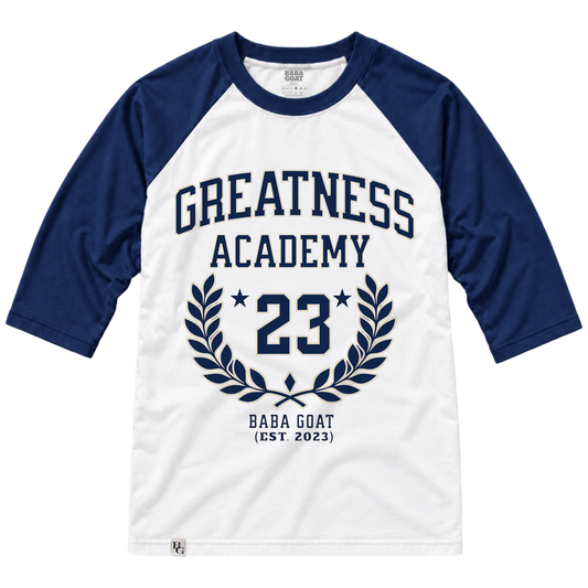 Greatness Academy 23 Youth Raglan Tee