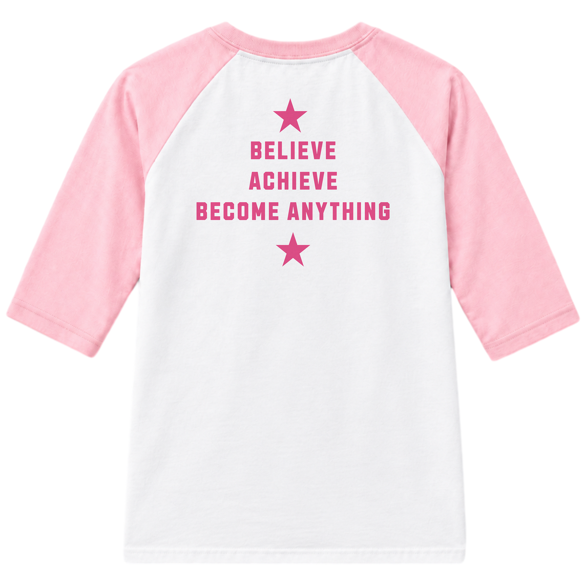 Greatness Academy 23 Youth Raglan Tee – Pink Edition