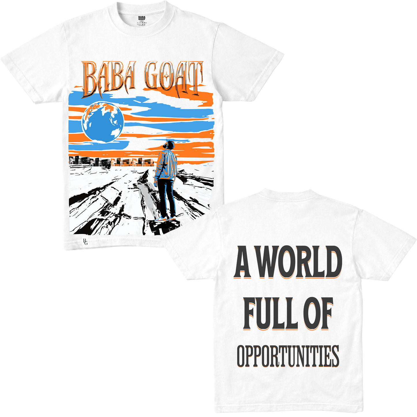 M Full of Opportunities Streetwear T-Shirt | Heavyweight Premium Graphic Tee | BABA GOAT