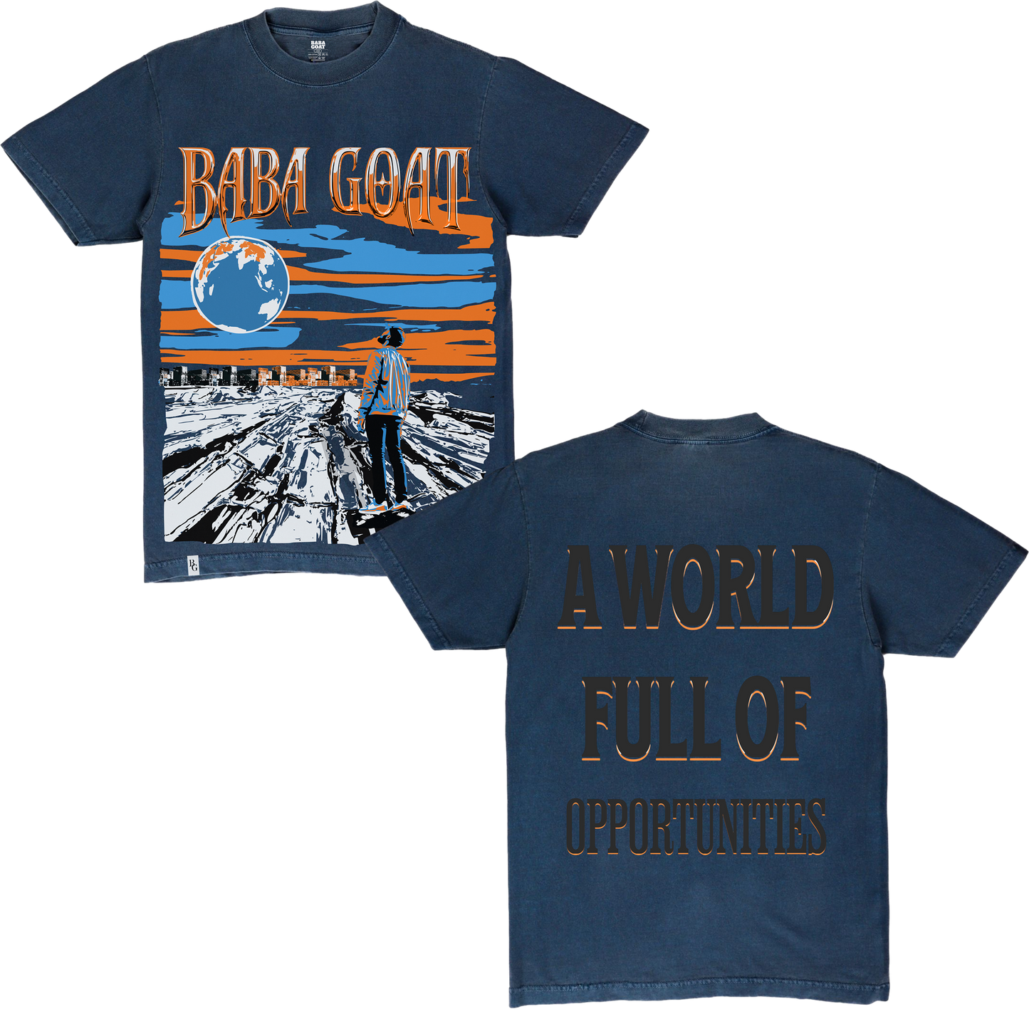 M Full of Opportunities Streetwear T-Shirt | Heavyweight Premium Graphic Tee | BABA GOAT