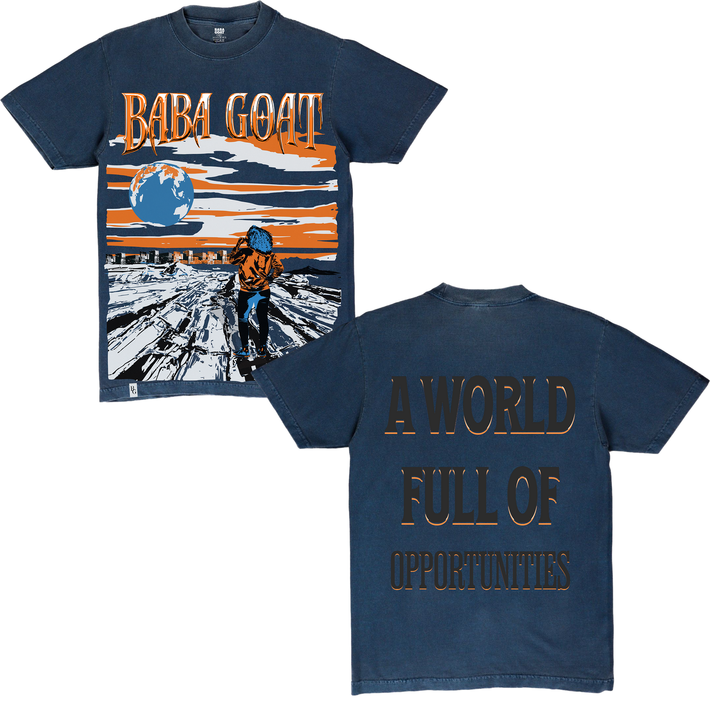 BABA GOAT “World Full of Opportunities” Unisex T-Shirt