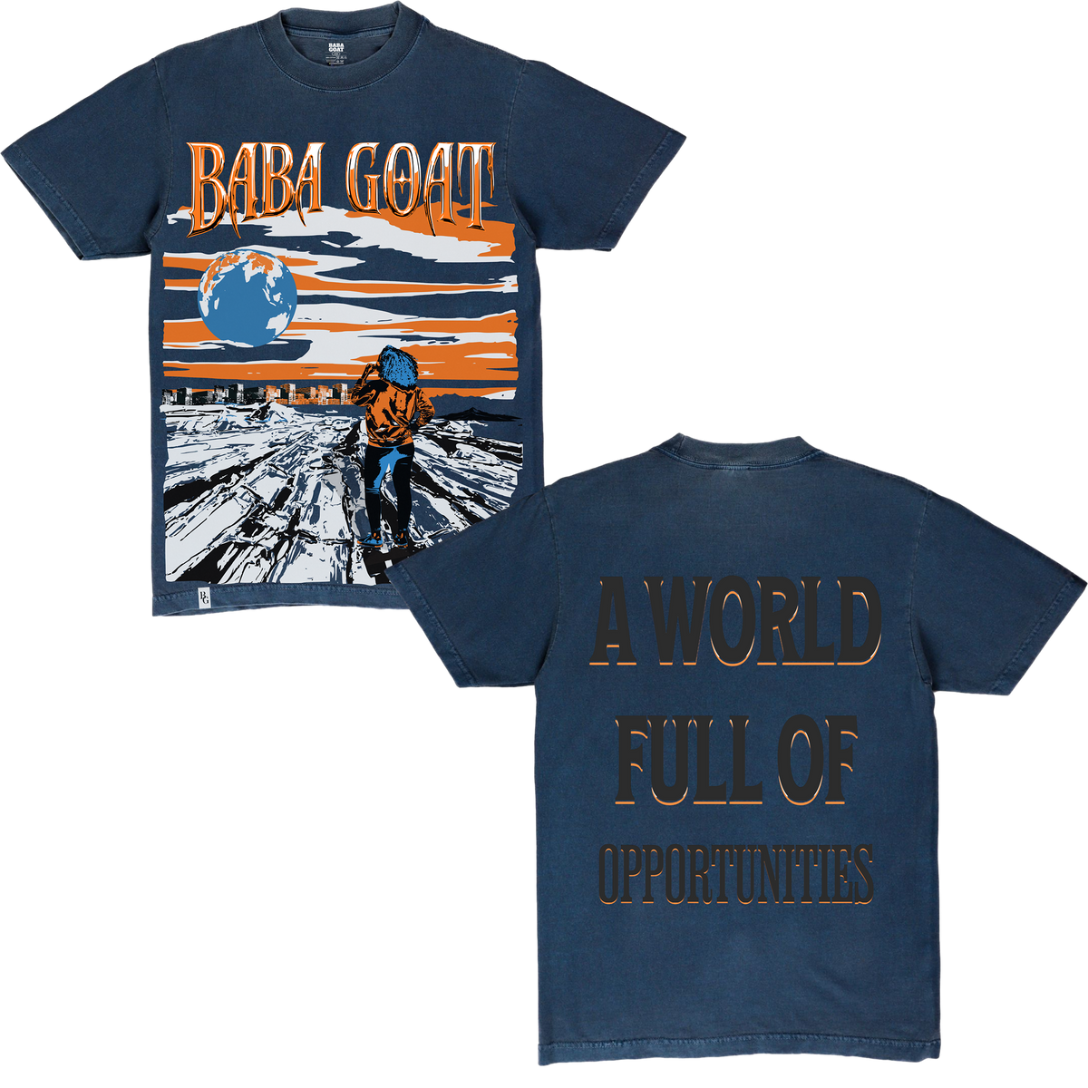 BABA GOAT “World Full of Opportunities” Unisex T-Shirt