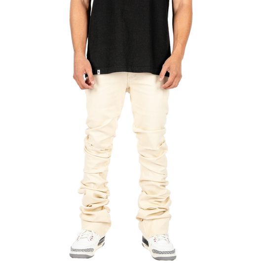 Stacked Skinny Flared Jeans