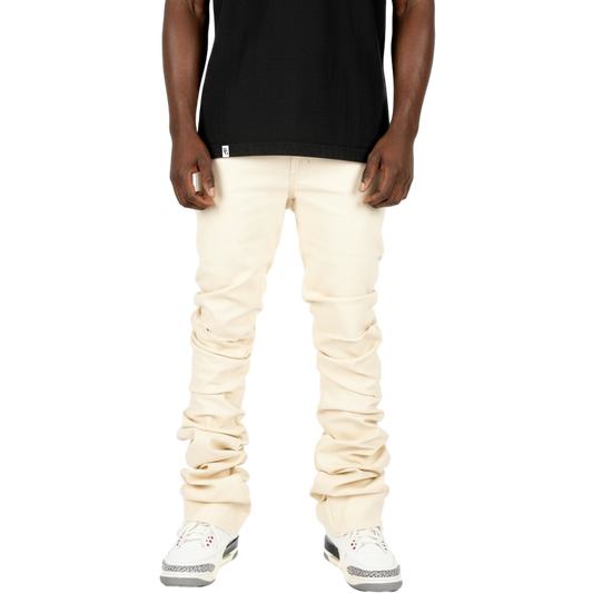 Stacked Skinny Flared Jeans