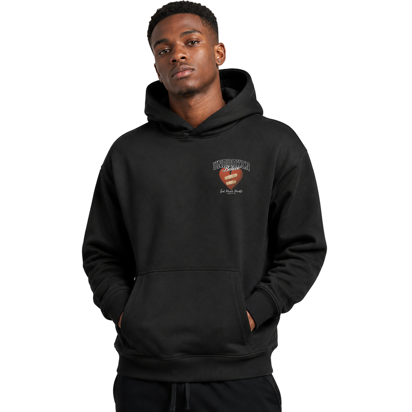 UNBROKEN Hoodie – Heavyweight Streetwear | BABA GOAT