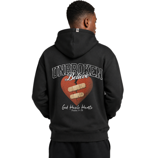 UNBROKEN Hoodie – Heavyweight Streetwear | BABA GOAT