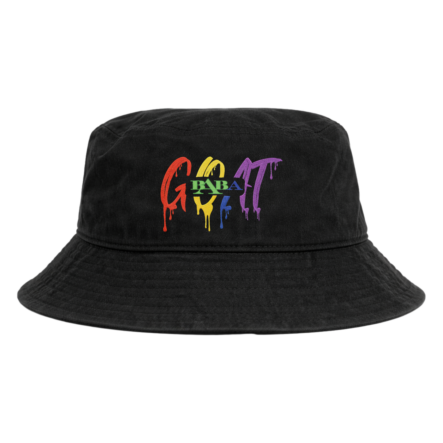 BABA GOAT Embroidered Bucket Hat | Unisex Streetwear Hat