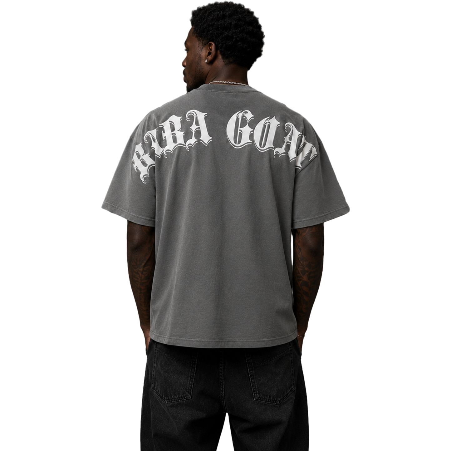 CURVED SHOULDER OVERSIZED T-Shirt