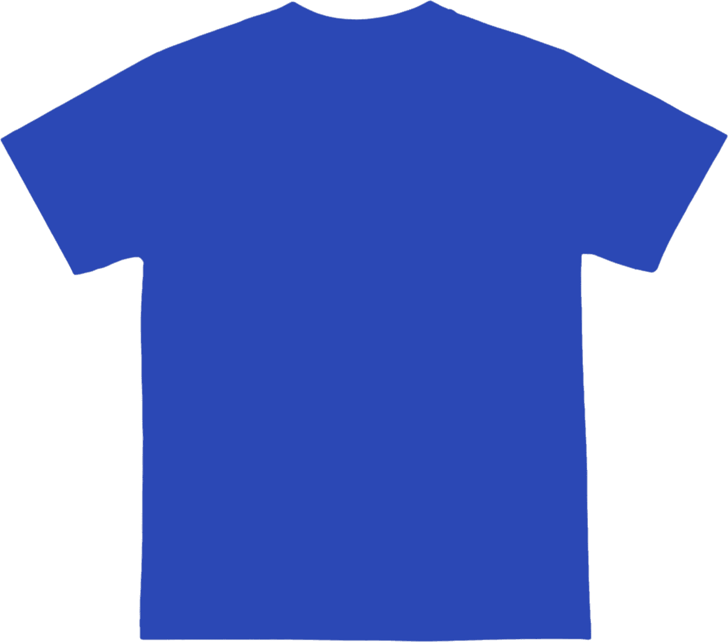 BLUE Premium fabric texture of a bespoke streetwear t-shirt