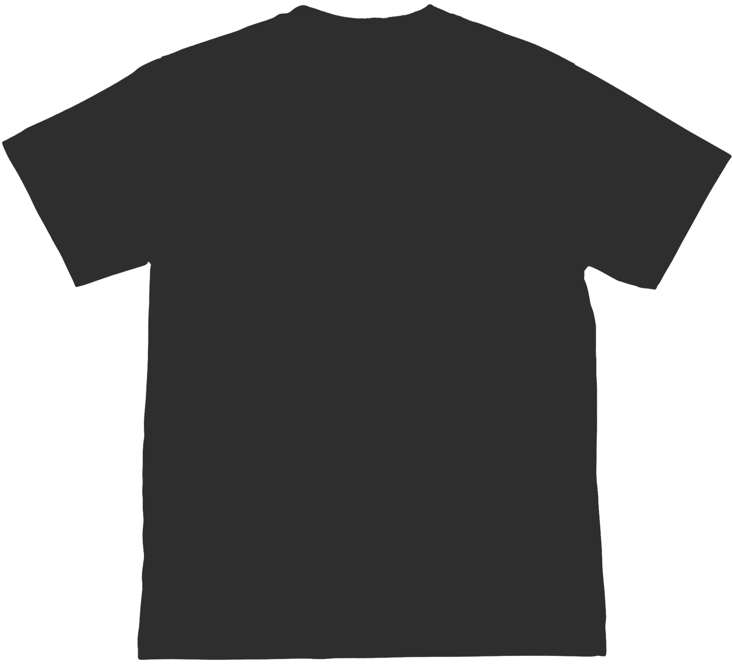 Detailed stitching on a custom-made premium cotton tee